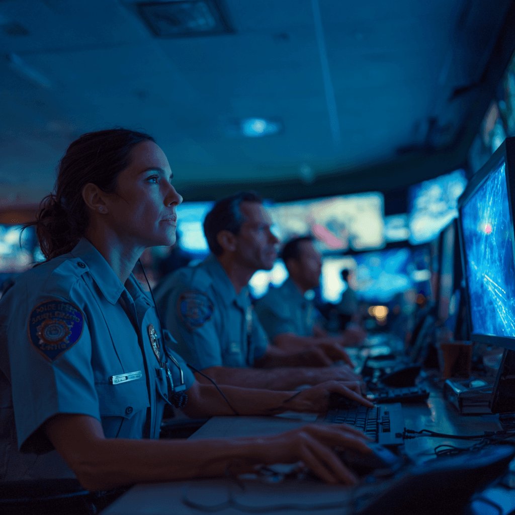 Officer at work